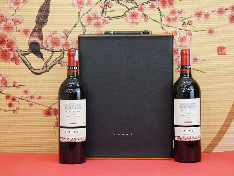 hộp quà tết 2026 rượu vang pháp ms0061