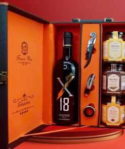 hộp quà tết 2026 rượu vang pháp ms034