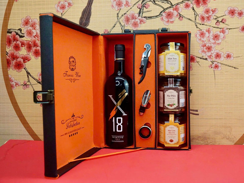 hộp quà tết 2026 rượu vang pháp ms034 hộp quà tết 2026 rượu vang pháp ms034