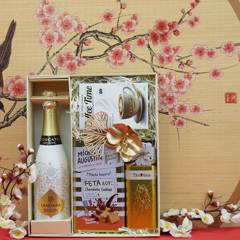 hộp quà tết 2026 rượu vang tây ban nha ms0026