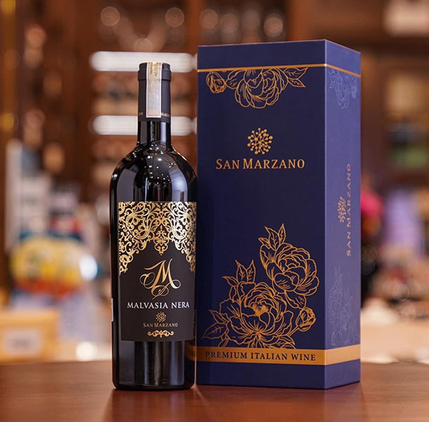 hộp quà tết 2026 rượu vang ý cao cấp sang trọng