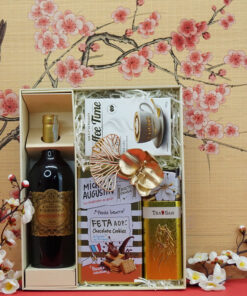 hộp quà tết 2026 rượu vang ý ms0023