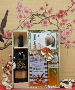 hộp quà tết 2026 rượu vang ý ms0028