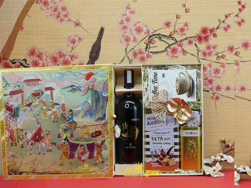 hộp quà tết 2026 rượu vang ý ms0041 hộp quà tết 2026 rượu vang ý ms0041