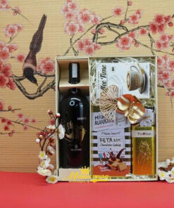 Hộp quà tết 2026 rượu vang ý MS0041