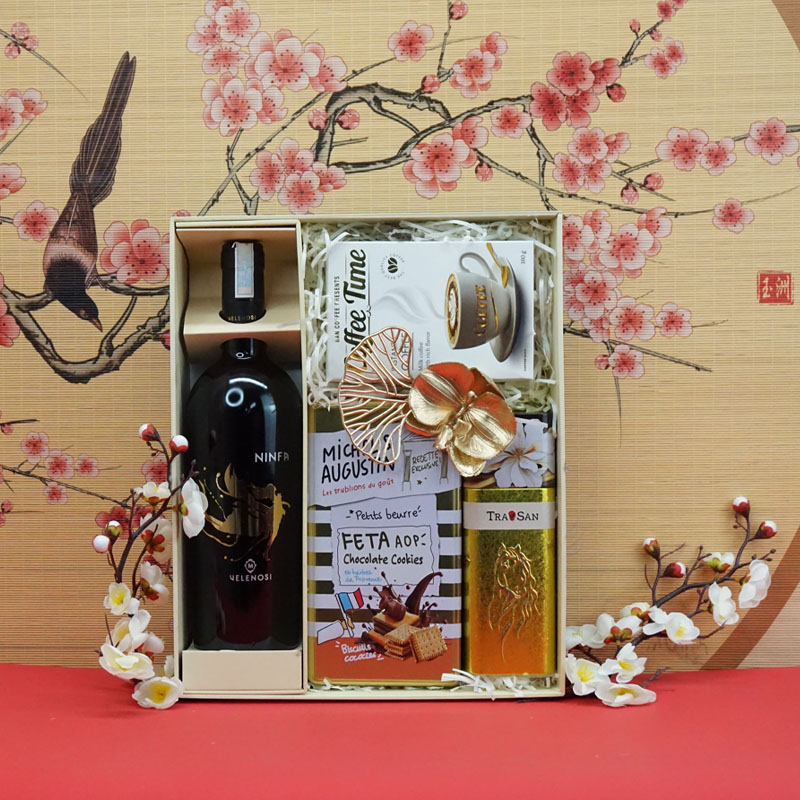 hộp quà tết 2026 rượu vang ý ms005