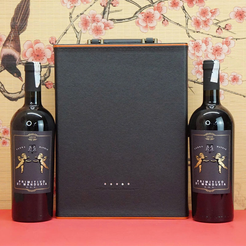hộp quà tết 2026 rượu vang ý ms0050