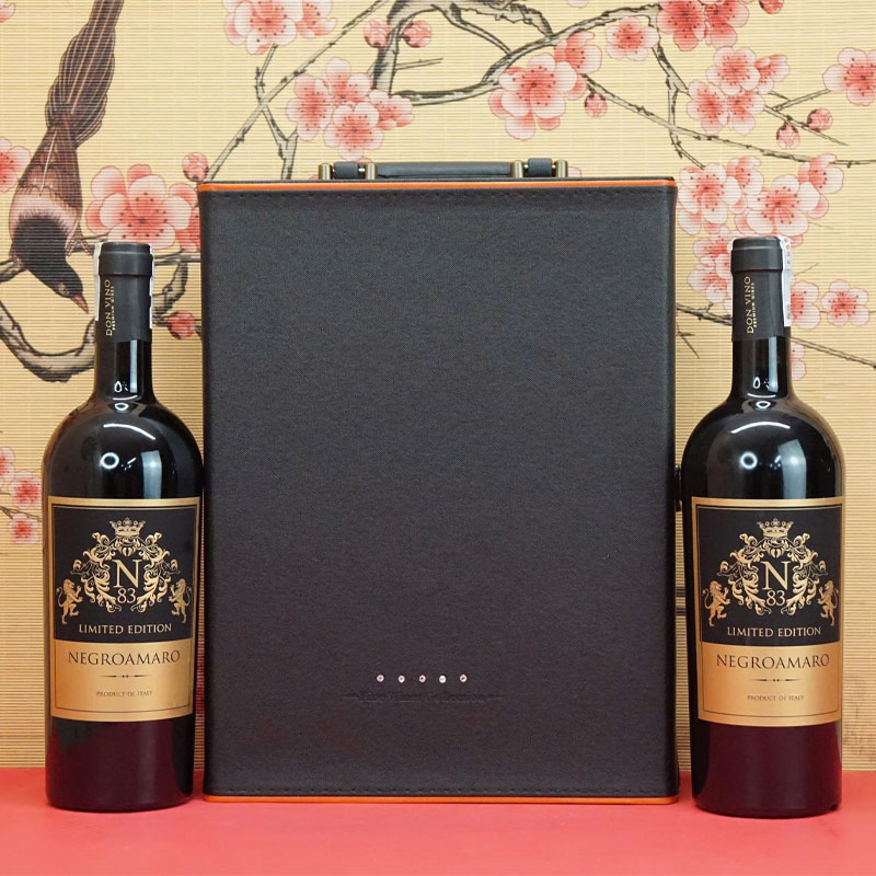 hộp quà tết 2026 rượu vang ý ms0051