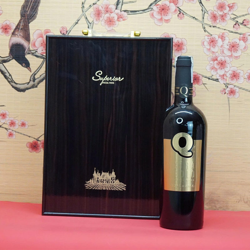 hộp quà tết 2026 rượu vang ý ms0054