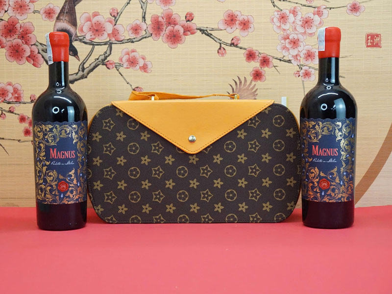 hộp quà tết 2026 rượu vang ý ms0056