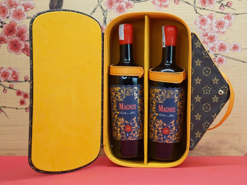 hộp quà tết 2026 rượu vang ý ms0056