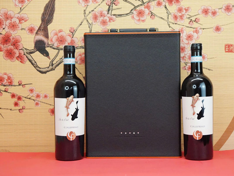 hộp quà tết 2026 rượu vang ý ms0060