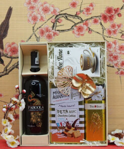 hộp quà tết 2026 rượu vang ý ms008