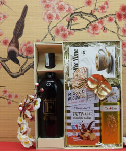 hộp quà tết 2026 rượu vang ý ms009