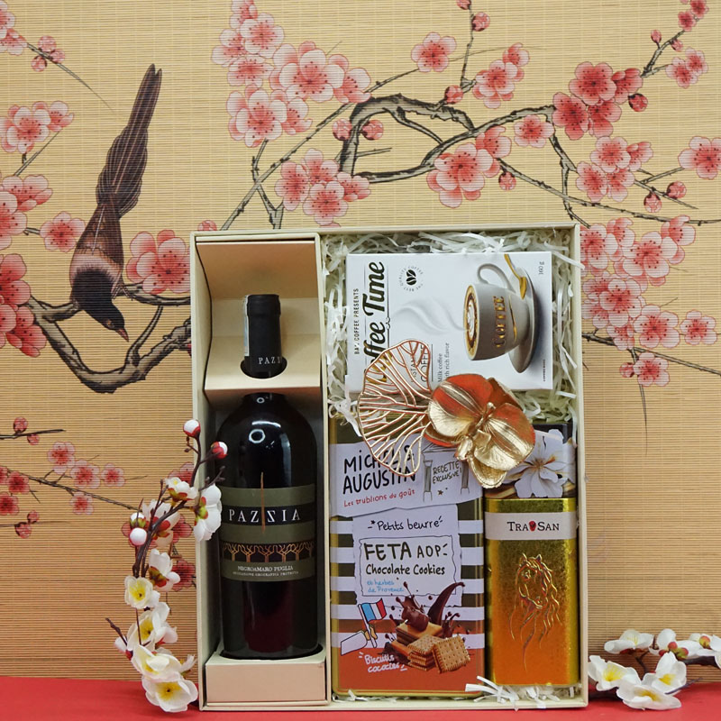 hộp quà tết 2026 rượu vang ý ms011