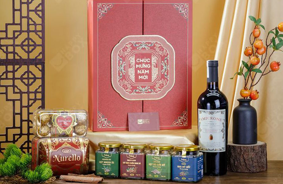 mua hộp quà tết rượu vang 300k ở đâu uy tín và giá tốt?