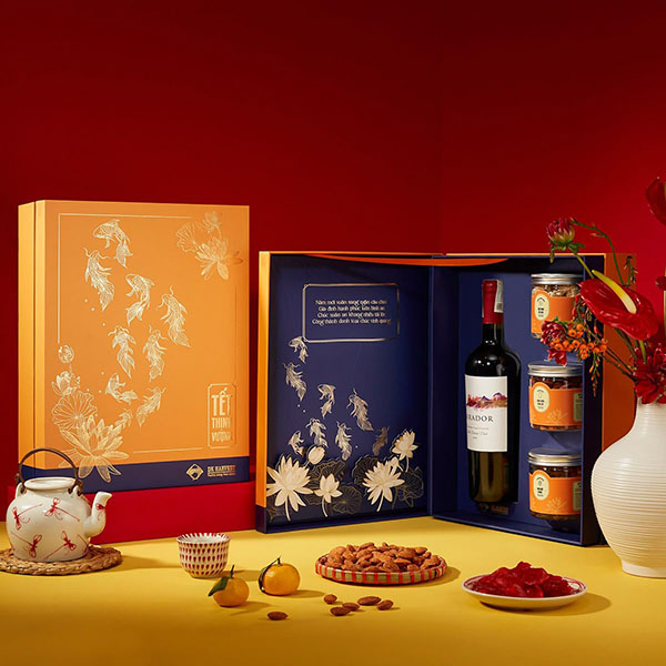 gợi ý 10 set quà rượu vang tết 2026 tại cầu giấy uy tín