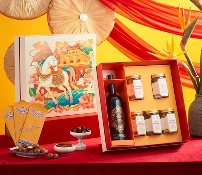 gợi ý 10 set quà rượu vang tết 2026 tại cầu giấy uy tín