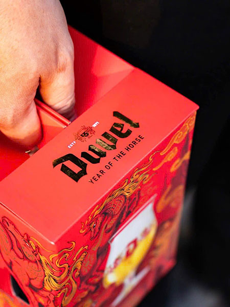 hộp quà bia duvel thiết kế đặc biệt tại hai bà trưng