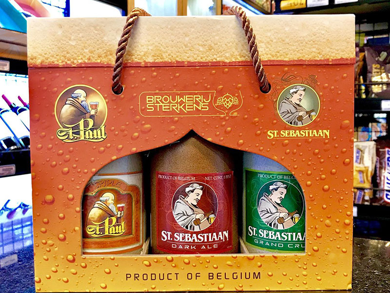 hộp quà bia sứ vàng/xanh sang trọng tại quận ba đình cao cấp