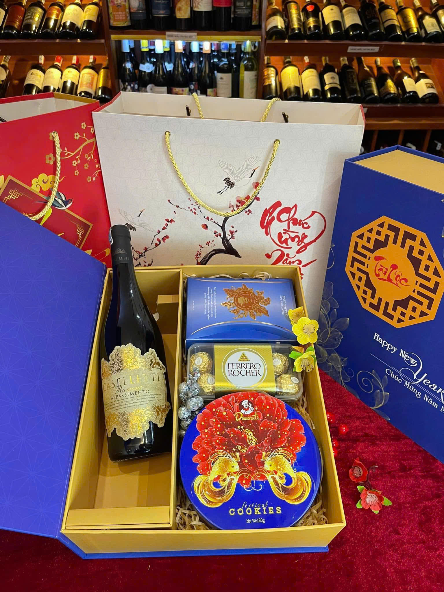 hộp quà rượu vang 2026 giao nhanh tại cầu giấy - giá tốt