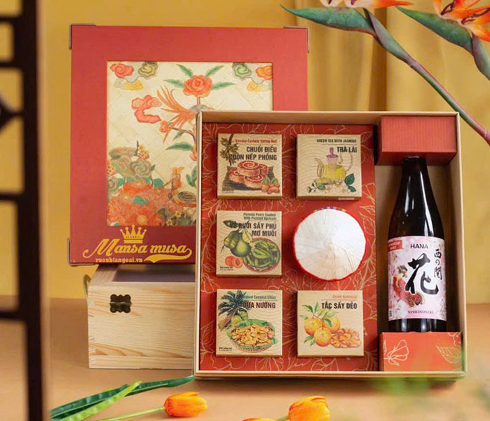 rượu sake nhật biếu tết: giao hỏa tốc khu trung tâm giá rẻ