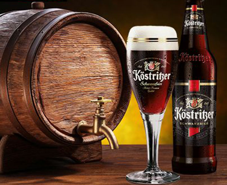 shop bia ngoại: sẵn hàng bia đen kostritzer tại đống đa