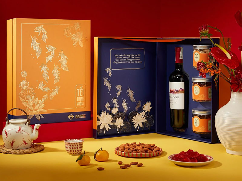 hộp quà rượu vang còn hàng tại hoàn kiếm, giao nhanh 30 phút
