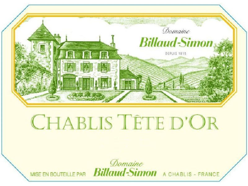 rượu vang billaud simon chablis tête d'or