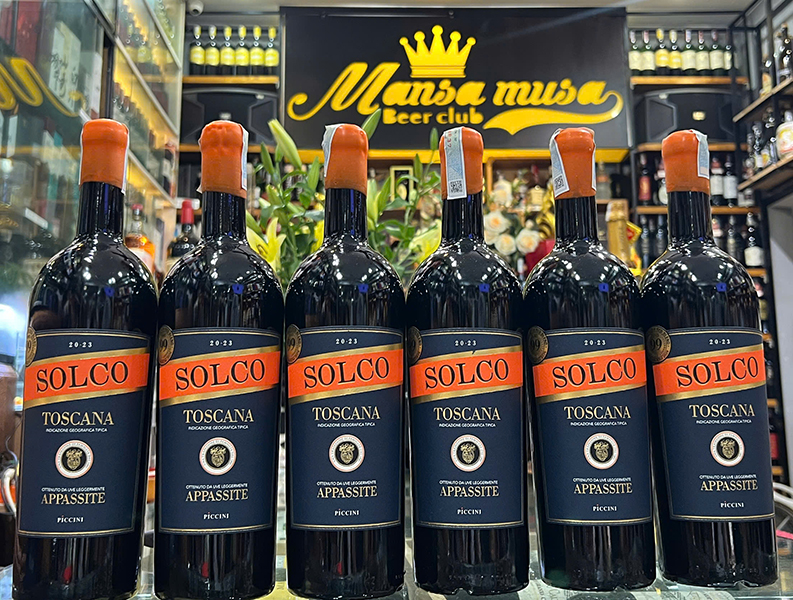 rượu vang ý piccini solco toscana | chính hãng, giá tốt nhất