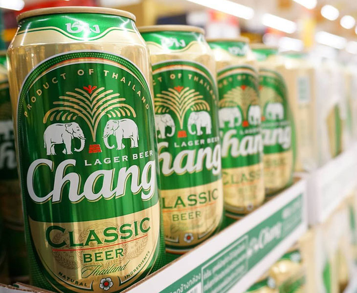 bia chang 5% lon 330ml - thức uống giải nhiệt từ thái lan