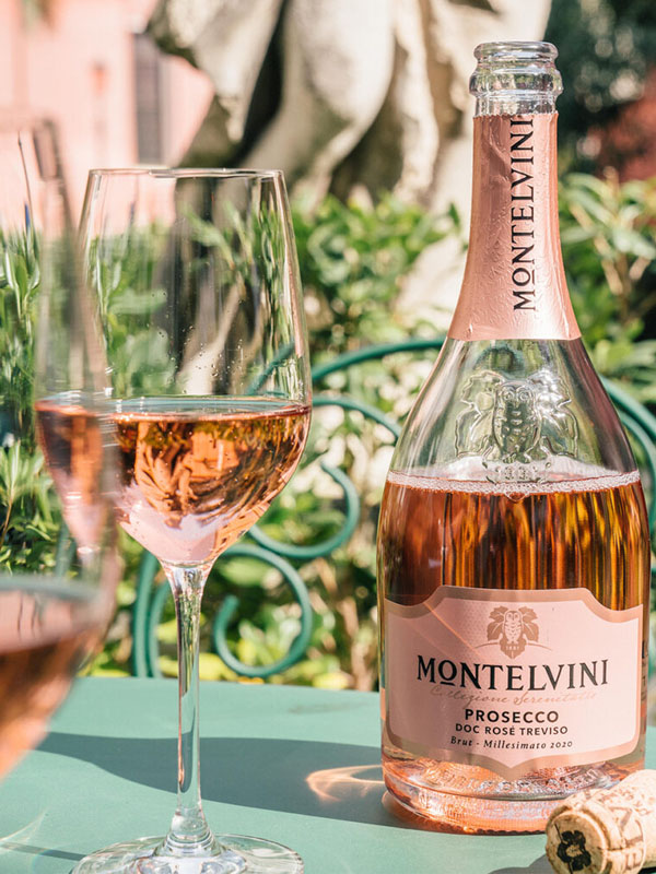 montelvini collezione promosso, spumante rosé, dolce