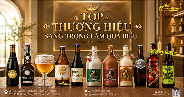 bia được yêu thích 2026: top bia ngoại bán chạy mua 6 tặng 1