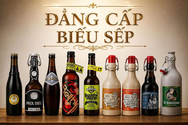 bia limited biếu sếp: top 15 loại bia đẳng cấp và độc lạ nhất