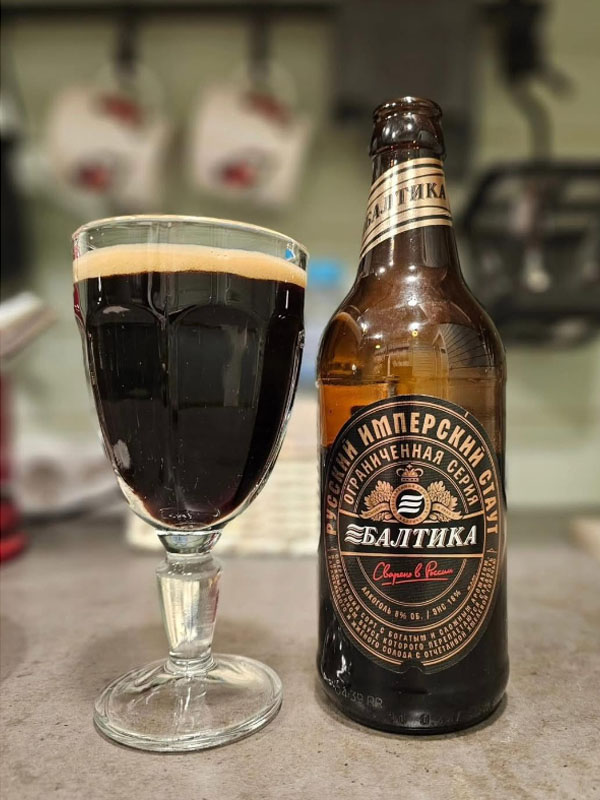 bia nga baltika russian imperial stout 8%