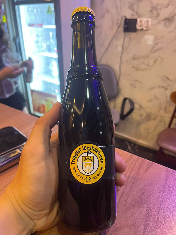 bia trappist westvleteren 12
