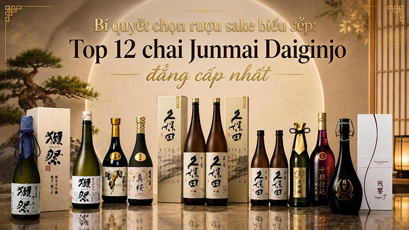 rượu sake biếu sếp: quà tặng nhật bản cao cấp cho lãnh đạo