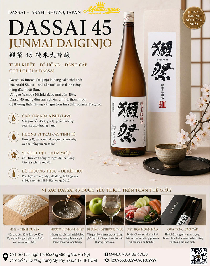 rượu sake biếu sếp: quà tặng nhật bản cao cấp cho lãnh đạo