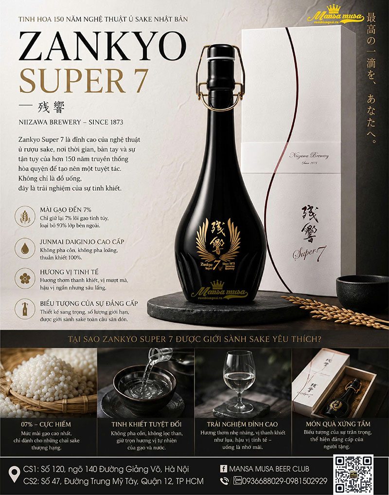 rượu sake biếu sếp: top 5 chai đẳng cấp & sang trọng nhất