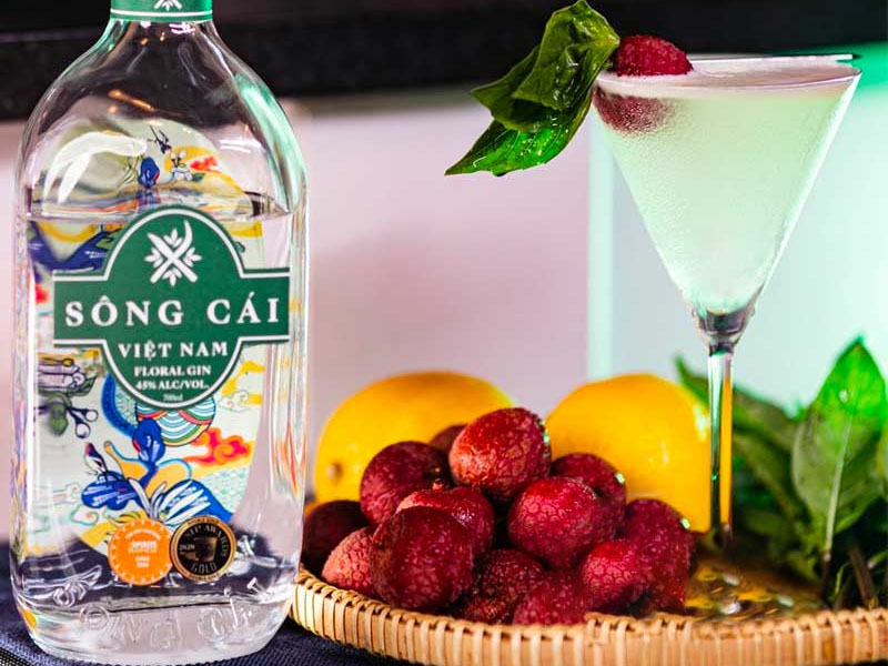 rượu sông cái việt nam floral
