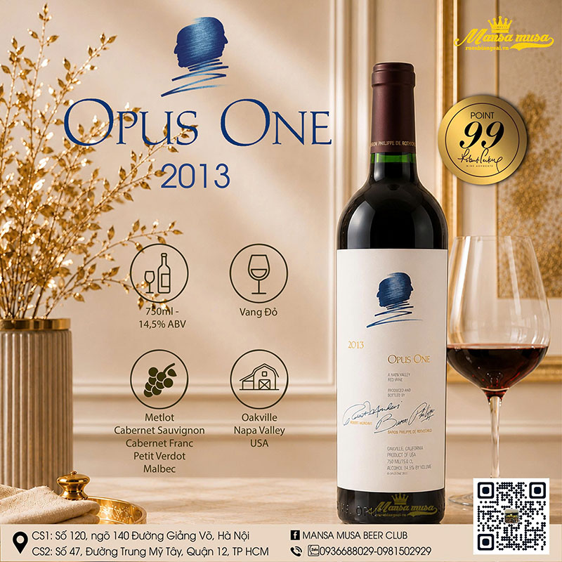 rượu vang opus one 2013
