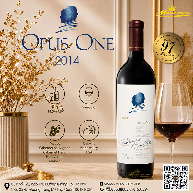 rượu vang opus one 2014
