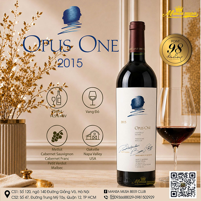 rượu vang opus one 2015