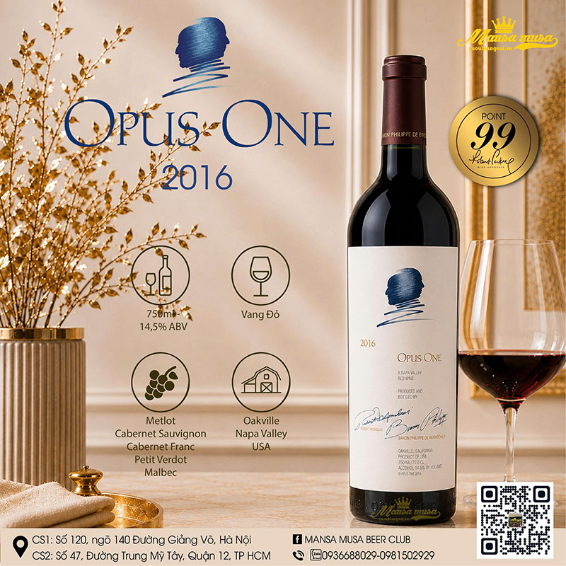 rượu vang opus one 2016