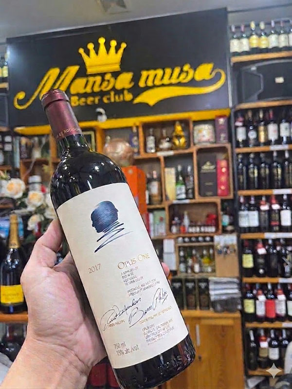 Rượu vang Opus One 2017 rượu vang opus one 2017