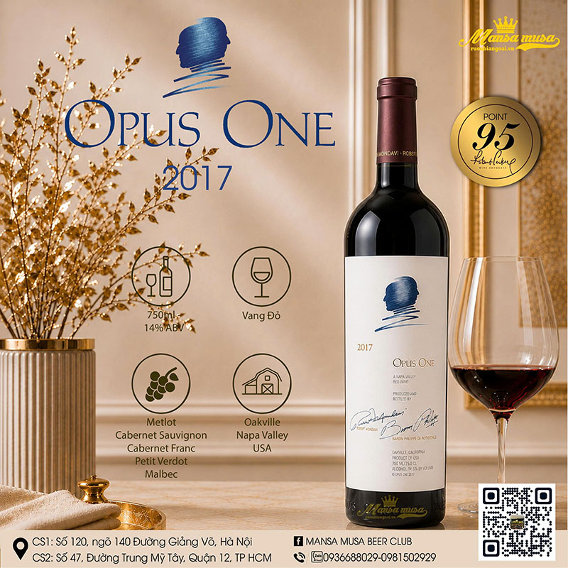 rượu vang opus one 2017