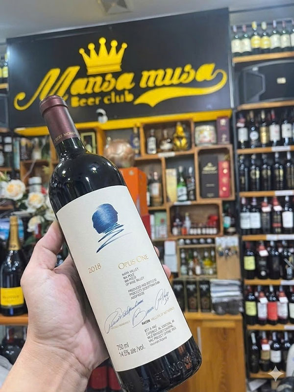 rượu vang opus one 2018