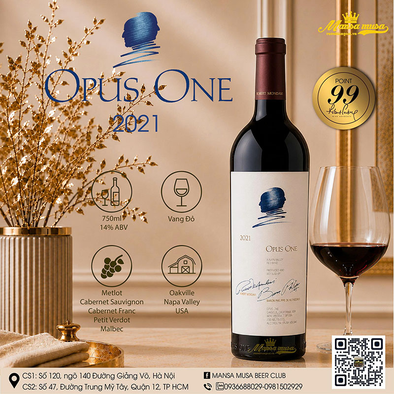 rượu vang opus one 2021