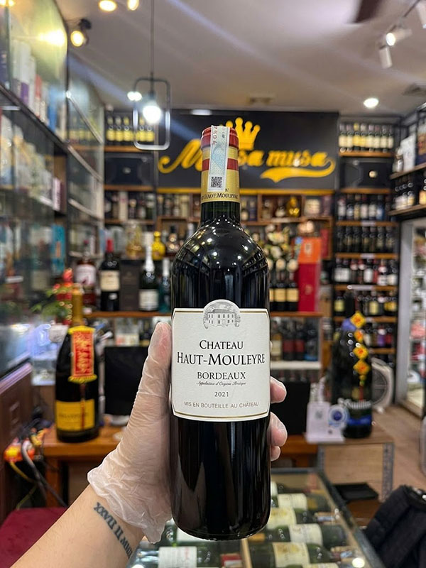 rượu vang pháp château haut-mouleyre bordeaux