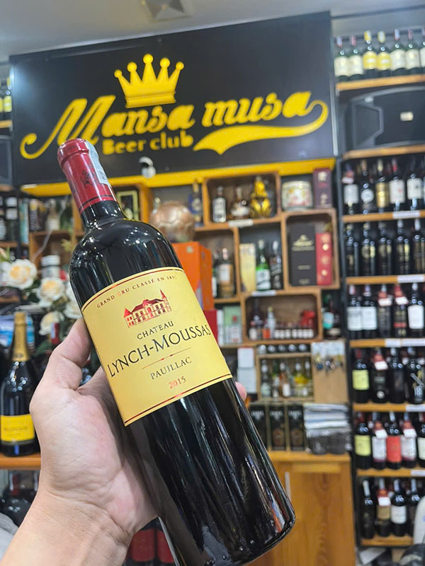 rượu vang pháp château lynch-moussas 2015
